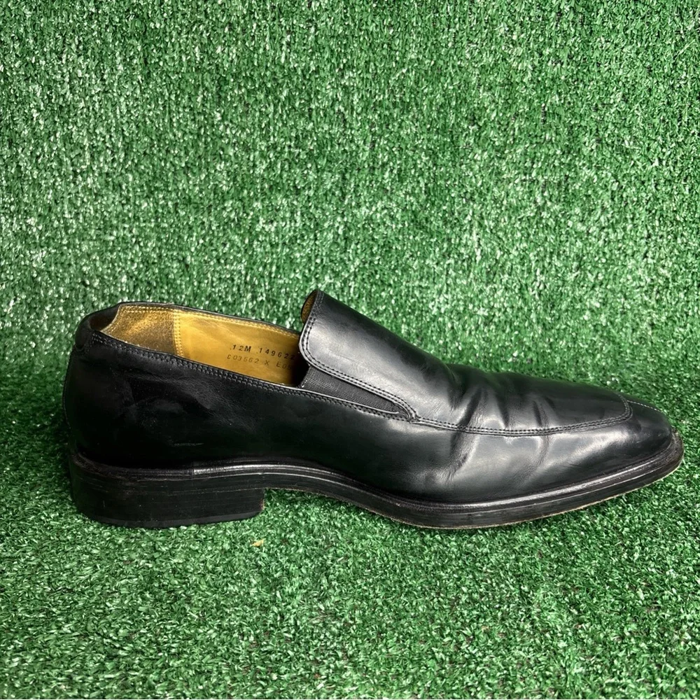 Cole Haan Mens Loafers Size 12 M Black Leather Slip On Dress Shoes‎